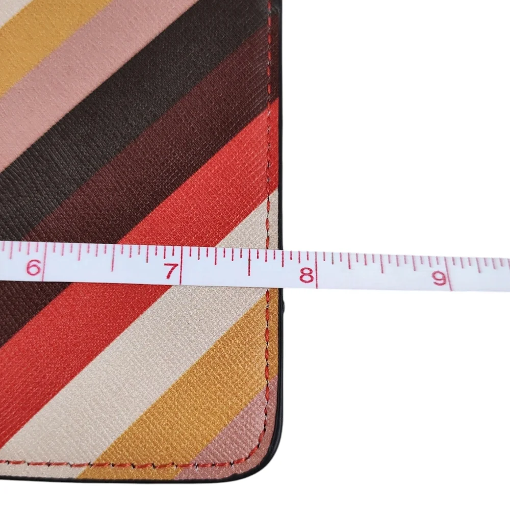 ALDO Women's Multicolor Chevron Clutch with Gold Chain